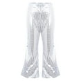 thumbnail image 3 of DPOIS Girls Shiny Sequined Hip Hop Pants Disco Jazz Dance Costume, 3 of 4
