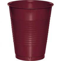 240 Count Bulk Pack Burgundy 16 oz Plastic Cups