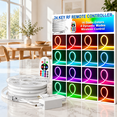 Tringa Color Rope Light 32.8FT/10M RGB 16 Colors Neon Rope Light with Remote for Indoor and ...