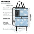 thumbnail image 3 of Iauyy 2-in-1 Car Kick Mats Back Seat Protector, 6 Large Storage Pockets , Universal Car Seat Back Protectors Kick for SUV & Sedan 25x18in,A White Swan, 3 of 6