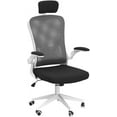 thumbnail image 5 of IPKIG Foldable Office Chair - Home Office Desk Chairs with Wheels and Flip-Up Arms - Foldable Backrest Mesh Computer Chair Adjustable Swivel Rolling Home Executive (White), 5 of 15