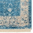 thumbnail image 2 of Rugsotic Carpets Machine Woven Crossweave Area Rugs - 8'X10', Rectangle,Blue,Classic Oriental Traditional , Low Pile Machine Made Area Rugs For Living Room, Bed Room (M00074), 2 of 6