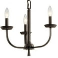 thumbnail image 4 of 52383OZ Kichler Lighting Kennewick - 3 Light Mini Chandelier - with Traditional inspirations - 14.75 inches tall by 16 inches wide-Olde Bronze Finish, 4 of 4