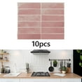 thumbnail image 1 of 10 piezas de azulejos de pared de PVC Macarena decoración de baño a prueba de agua y aceite, 1 of 8