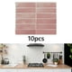 thumbnail image 1 of 10 piezas de azulejos de pared de PVC Macarena decoración de baño a prueba de agua y aceite, 1 of 8