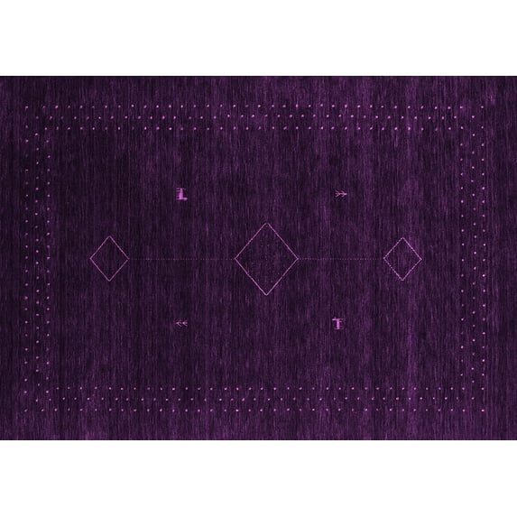 Ahgly Company Machine Washable Indoor Rectangle Abstract Pink Contemporary Area Rugs, 8' x 12'