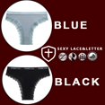 thumbnail image 1 of FINETOO 2 Unids/Set Mujeres Algodón Bragas Niñas Letra Tangas Pantys Brasileños Ropa Interior De Encaje Sexy Para Mujer Lenceríapangjing, 1 of 4