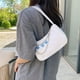 thumbnail image 5 of Bolso de hombro Hugo bolso informal para mujer y niña bolso para axilas PU fiesta Blanco, 5 of 8