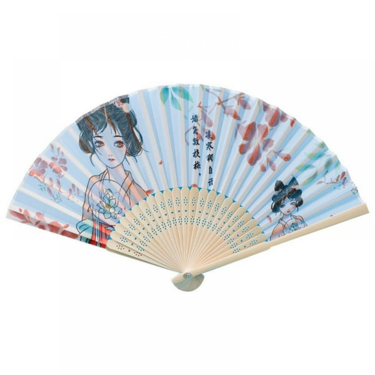 6 Inch Small Folding Fan Chinoiserie Summer Will Carry Gift Fan