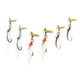 thumbnail image 3 of 6 uds moscas de pesca con mosca realistas plumas Beadhead accesorio Realstic salmón oruga realista con anzuelo aparejo señuelo cebo de pesca con 2 DYNWAVEMX Cebos de pesca en hielo, 3 of 8