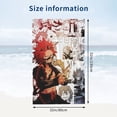 thumbnail image 2 of My Hero Academia Beach Towel, Microfiber Oversized Bath Towel, Super Absorbent Towel For Travel Swimming Pool Camping Yoga, Quick-Drying Lightweight Sand Free Towel, 52*32 Inch, 2 of 9