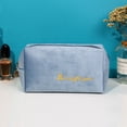 thumbnail image 6 of velvet cloth pouch letter embroidery portable cosmetics storage bag women makeup bag storage bag, 6 of 8