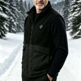 thumbnail image 6 of qafoshin Men's Heated Fleece Vest 4 Control 28 Heating Zones 3-Gear Adjustable Jacket Outdoor Commuting Warm Vest, 6 of 10