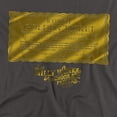 thumbnail image 2 of Willy Wonka and The Chocolate Factory Golden Ticket Women's T Shirt, Charcoal, 2X-Large, 2 of 6