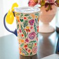 thumbnail image 3 of Cypress Ceramic Travel Cup with Tritan Lid and Gift Ribbon, 17 oz., Hope & Kindness, 3 of 3
