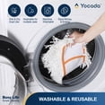 thumbnail image 7 of Yocada 3-Pack Microfiber Replacement Mop Pads,Dual Dry-Wet Cleaning for Wood/Tile/Marble, Washable, 7 of 7