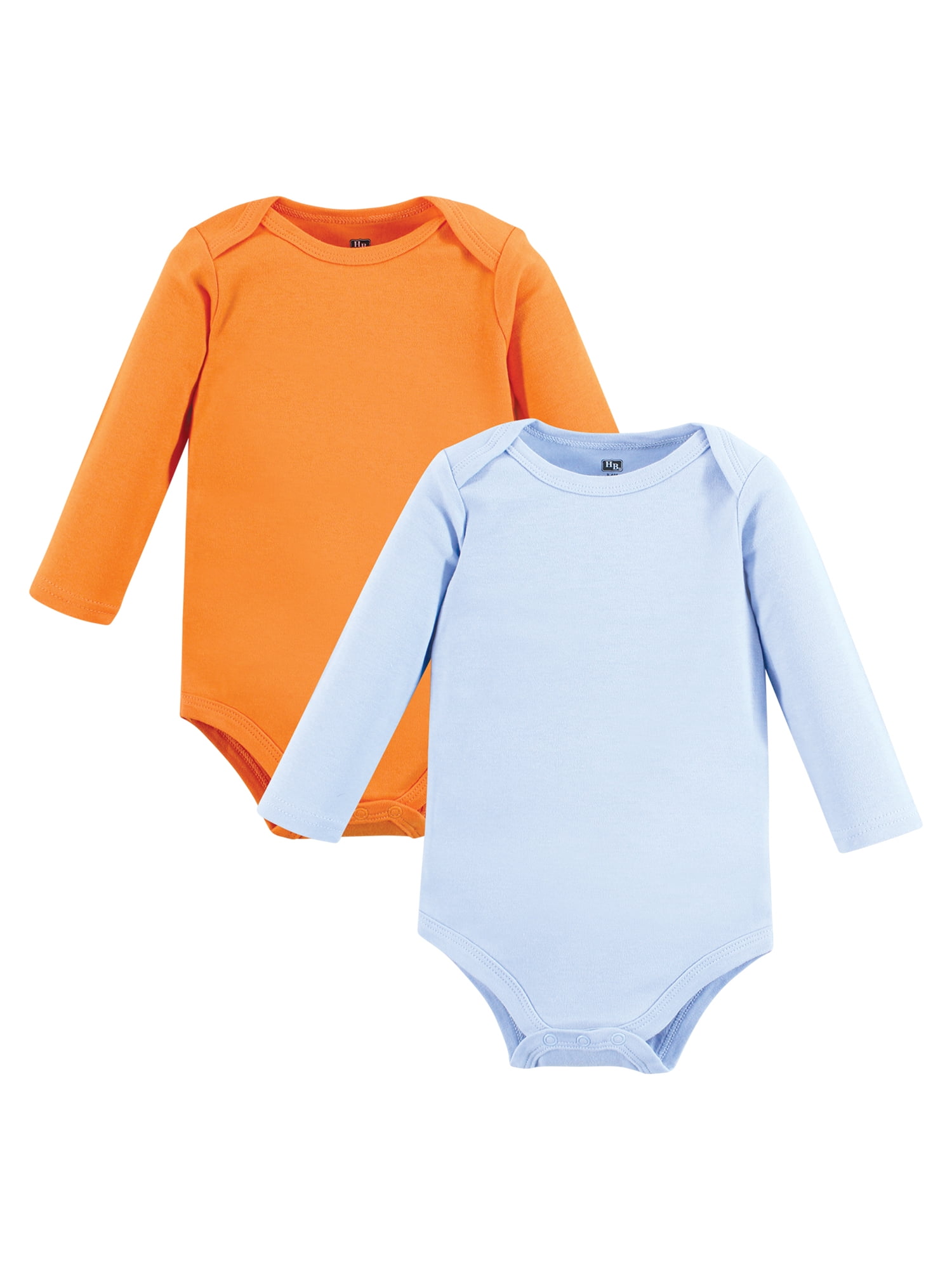 Hudson Baby Cotton Long Sleeve Bodysuit, 10-Pack, Newborn-18 Months