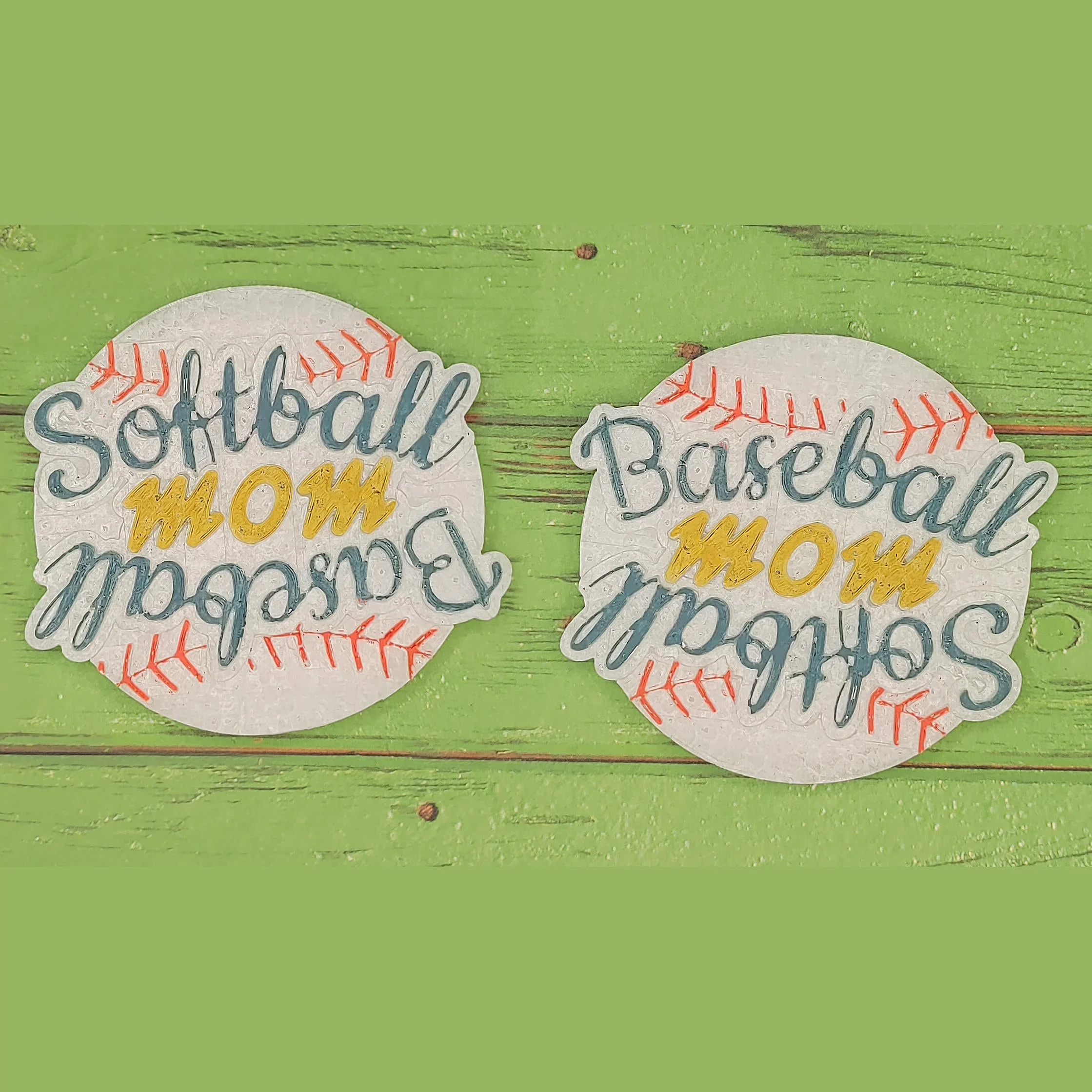 Baseball & Softball Mom Silicone Freshie Mold