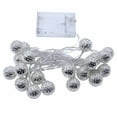 thumbnail image 2 of Suncoda Christmas Tree Ornaments Christmas Tree Decorations Christmas LED Hollow Metal Ball LED String Lights Battery Powered For Wedding Home Party Christmas Decorations Indoor On Clearance, 2 of 8