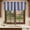 Navy Purple, variant on Navy Blue Grey Striped Valances for Windows, Decorative Rod Pocket Window Valance Curtains, Modern Minimalist Ombre Lines Short Curtain Drapes for Kitchen/Living Room, 2 Panels, 42" W x 18" L