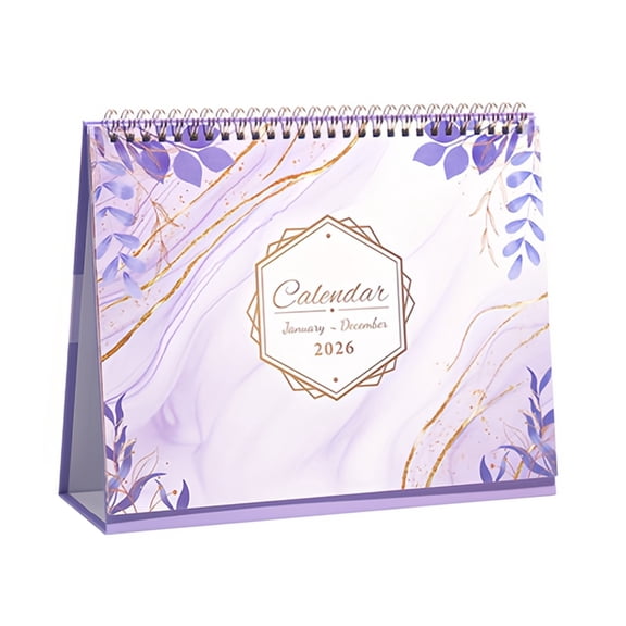Small Desk Calendar 2026 - Standing 2026 Desk Calendar, 10" x 8", Monthly Flip Desktop Calendar, Your Personal Desk Planner for Work Home Office