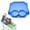 Blue, variant on FXMLRLK Complete Celebration Tray Featuring Combined Drink Spaces and Meal Separator Panels 9.76x9.45inch Strong Build Easy Beach Tray,Green