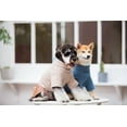 thumbnail image 4 of Touchdog Leather & Polyester Modress Dog & Cat Dresses, Blue, L, 4 of 6