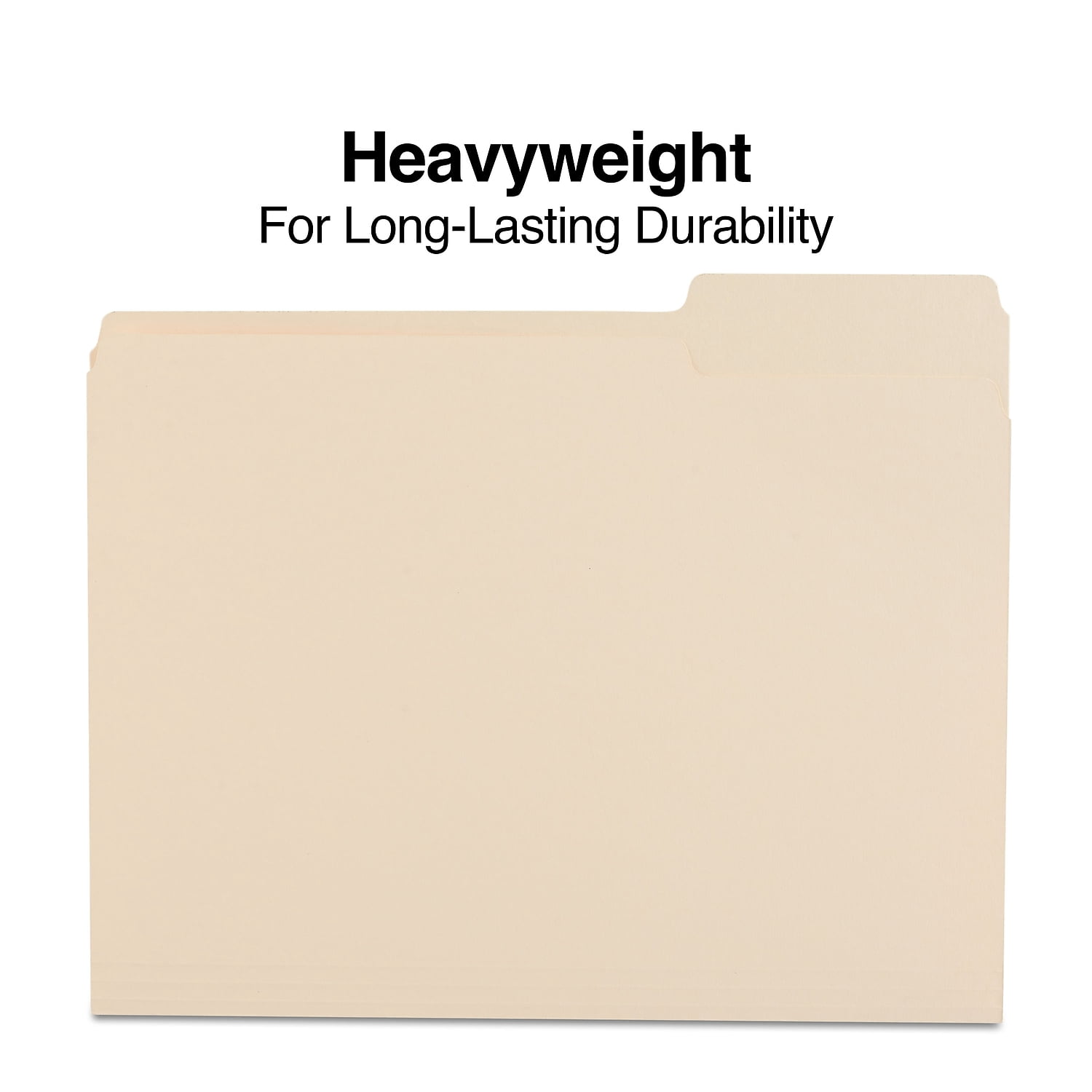 MyOfficeInnovations 3 Tab Heavyweight Manila File Folders Letter 50/Box 744100