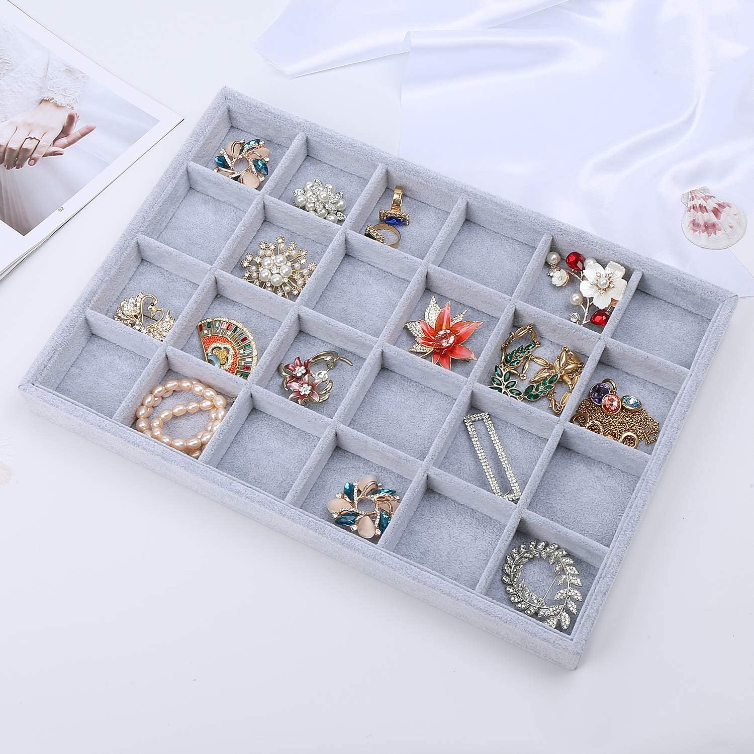 Details about   Small Size Fit Most Room Space Jewelry Storage Tray Ring Bracelet Gift Boxes