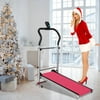 Shock-absorbing Folding Manual Treadmill Work Machine Fitness Exercise Home