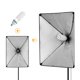 thumbnail image 3 of Kit de fotografía Andoer Professional Studio Photography Light Kit Incluye 50 * 70cm Softboxes * 2 / 135W 5500K Bombillas * 2 / Soporte de luz de 2M * 2/1 * Juego de soporte de fondo / 3 * Fondos (bla Andoer Kit de fotografía, 3 of 7