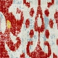 thumbnail image 6 of SAFAVIEH Watercolor Allen Abstract Colorful Area Rug, Brick/Light Blue, 8' x 10', 6 of 6