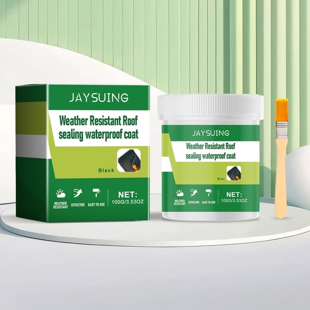 Decoración del hogar, decoración de habitaciones, decoración de paredes, resistente a la intemperie, sellador de techos, capa impermeable de 100 ml.