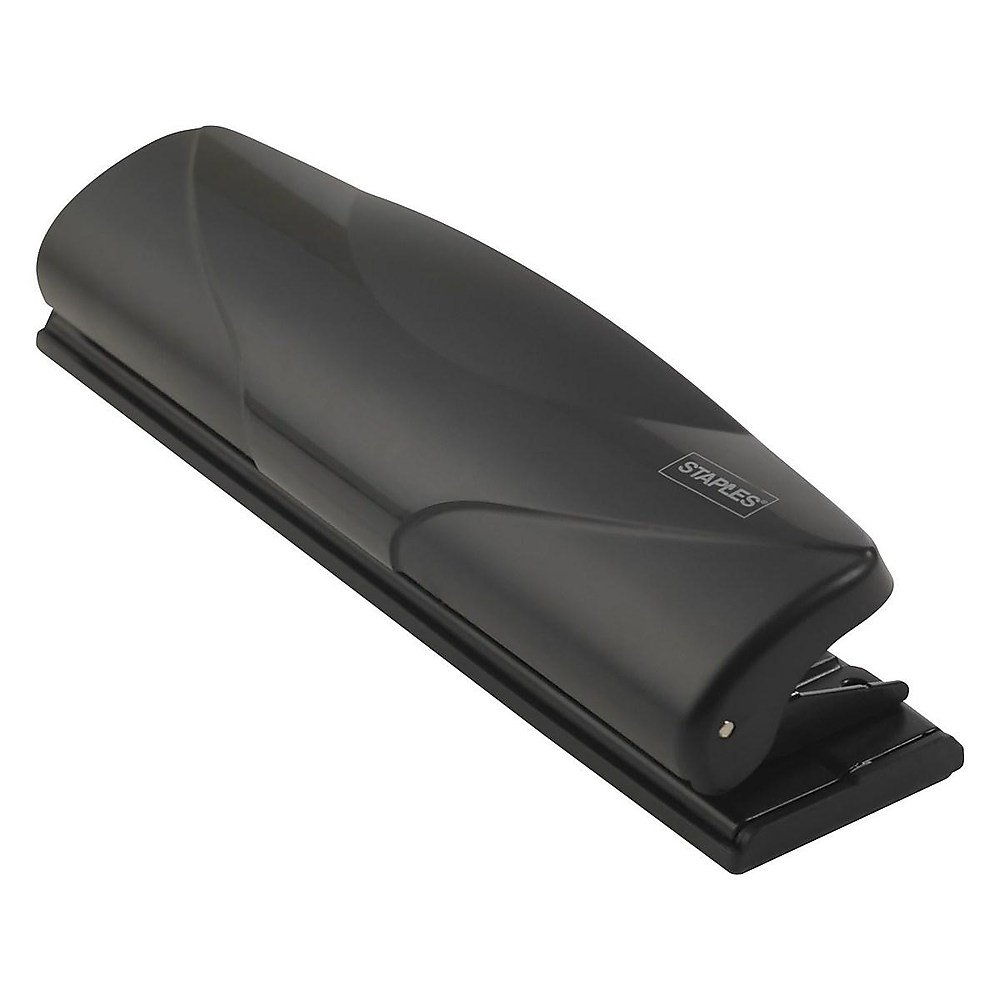 Staples Mini 3Hole Punch 6 Sheet Capacity Black (21419CC) 368493