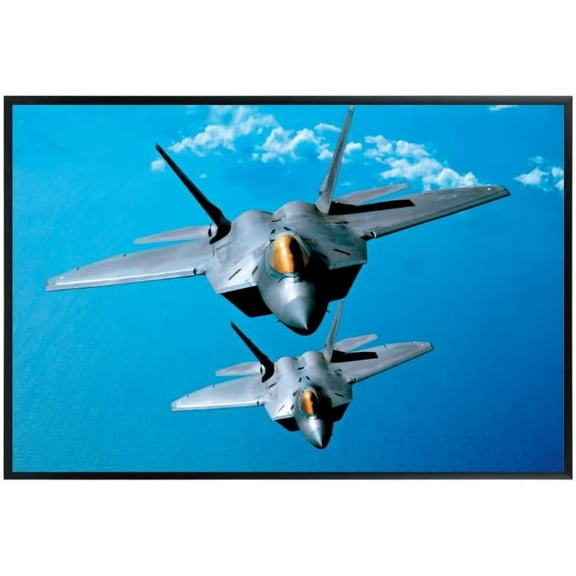 Lockheed Martin F-22 Raptor Poster | Military Aviation Wall Art | 11x17 Unframed Fighter Jet Artwork & Photography Print | Perfect for Boys Room & Office Decor