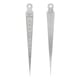 thumbnail image 3 of Calibre Cónico De Acero Inoxidable De 0-15 Mm, Calibrador De Soldadura De Cuña Métrica, Transparente, Resistente, Portátil, Herramienta De Medición De Agujeros De Molienda, Herramienta De Inspección Moyic TO002017-00, 3 of 5