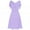 Purple Womens Summer Dress, variant on Women Formal Plus Size Wedding Bridesmaid Swing Dress High-waist Ruched Ruffle Party Evening Cocktail Midi Dress