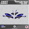 thumbnail image 2 of Kalair GFX Graphics Kit for Honda TRX 300EX MAIER PLASTICS (1993-2006) Swift Series, 2 of 5