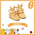 thumbnail image 3 of Meckior Baby Girls Boys Giraffe Boots Infant Animal Booties Newborn Socks Shoes First Walker Slippers 3-18 Months, 3 of 8