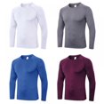 thumbnail image 4 of T-Shirt à Manches Longues Performance Anti-Humidité Dry-Fit Protection Solaire Extérieur Actif Athlétique S-2TG, 4 of 4