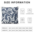 thumbnail image 5 of Creowell Navy Blue Ethnic Boho Pillow Covers Bohemian Paisley Throw Pillowcase Square Decorative Vintage Navy Flower Print Cushion Cover for Patio Sofa Bedroom Indoor Outdoor Party,Multi-Size, 5 of 5