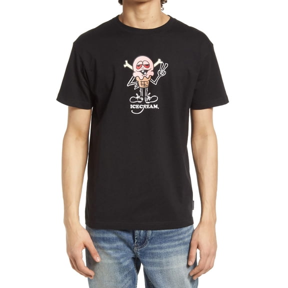 ICE CREAM Male Adult L 421-1204-BLK Black