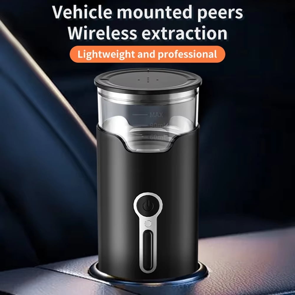 Compact Electric Coffee Maker,Portable Capsule & Powder Brewer,Ideal for Travel &  Use,Quick Brewing Technology