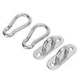 thumbnail image 2 of Juego de montaje en techo para hamaca, kit para colgar silla hamaca, kit para colgar silla hamaca, kit de perchas oscilantes, instalación sin esfuerzo, 2 of 8
