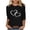 Black, variant on Lenpel Women's Tunic Tops 3/4 Length Sleeve Crew Neck Heart Printed T Shirts Plus Size Graphic Tees Loose Trendy Blouses(White,X-Large)