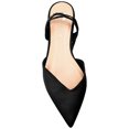 thumbnail image 5 of Journee Womens Theia Tie Up Pointed Toe Ballet Flats, 5 of 10