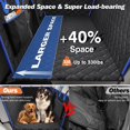 thumbnail image 2 of Funda de asiento de coche para perros Tivray, extensor de asiento trasero, impermeable, 150 kg, 2 of 8