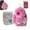 Pink, variant on Cute Bunny Plush Keychain with Gift Tin Box, Aesthetic Soft Faux Fur Lulu Rabbit Bag Charm, Handmade Pom Pom Pendant for Girls Women, Gifts