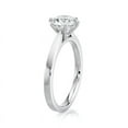 thumbnail image 3 of Eterna Jewel 14K White Gold Plated Engagement Ring - 0.83 Ct Round Brilliant Cut Lab-Created Diamond Solitaire Ring - Women's Wedding Ring - Prong Setting Engagement Jewelry for Her, 3 of 3