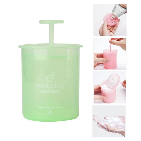 1 Pcs Facial Foamer Face Foam Maker Marshmallow Whip Maker Skincare Tools Facial Cleansing Tool for Face Wash Gift for Her,Green